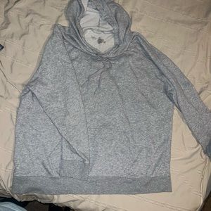 Flirtitude is brand i think, size XL, thin gray hoodie